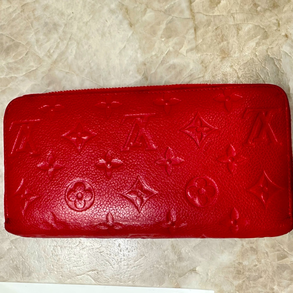 🔥🔥LOUIS VUITTON EMPREINTE CLEMENCE ZIPPY WALLET